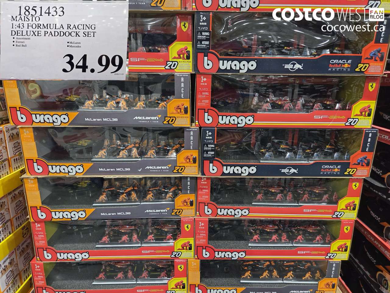 1851433 MAISTO 1:43 FORMULA RACING DELUXE PADDOCK SET $34.99