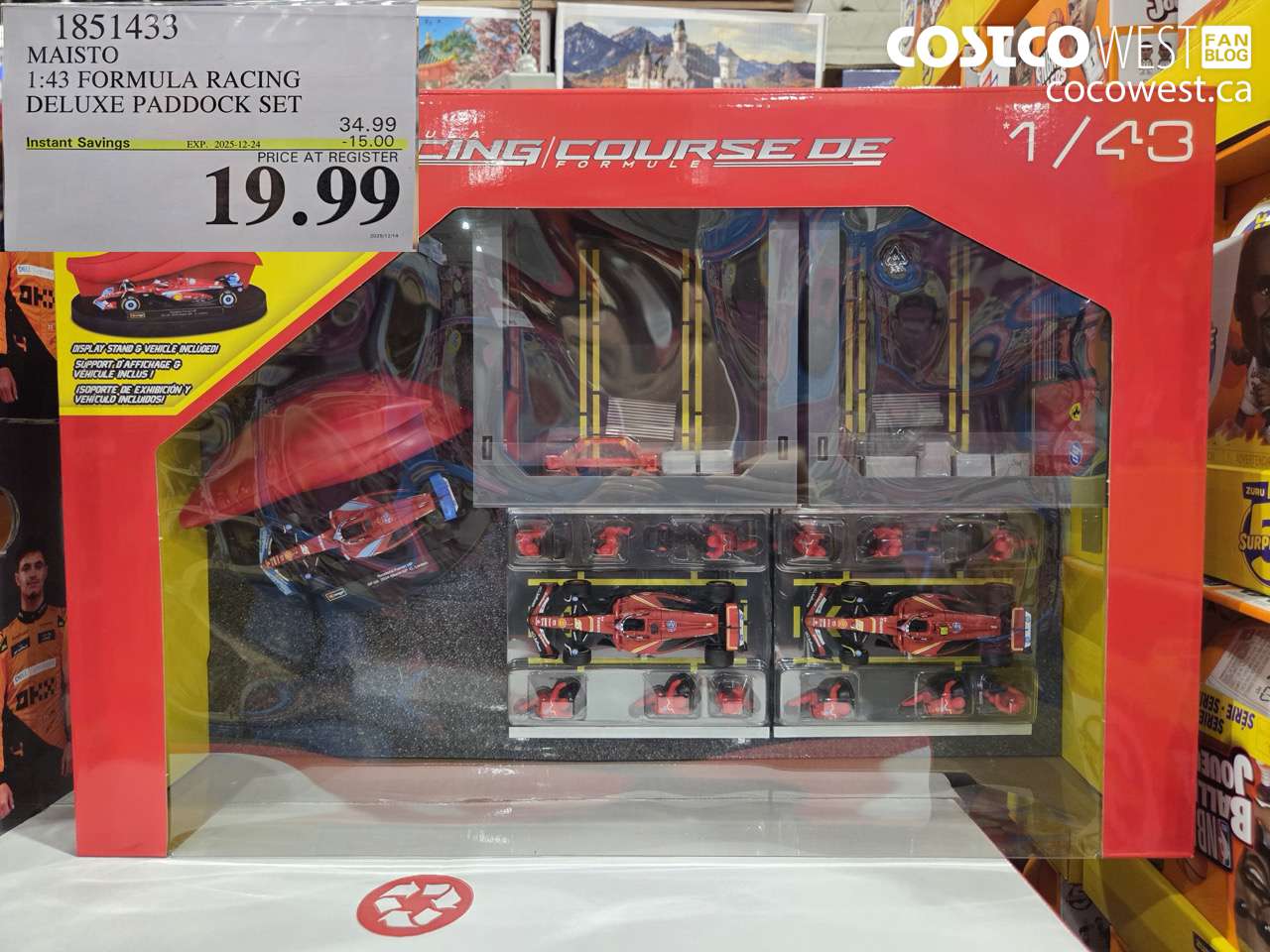 1851433 MAISTO 1:43 FORMULA RACING DELUXE PADDOCK SET ($15.00 INSTANT SAVINGS EXPIRES ON 2025-12-24) $19.99