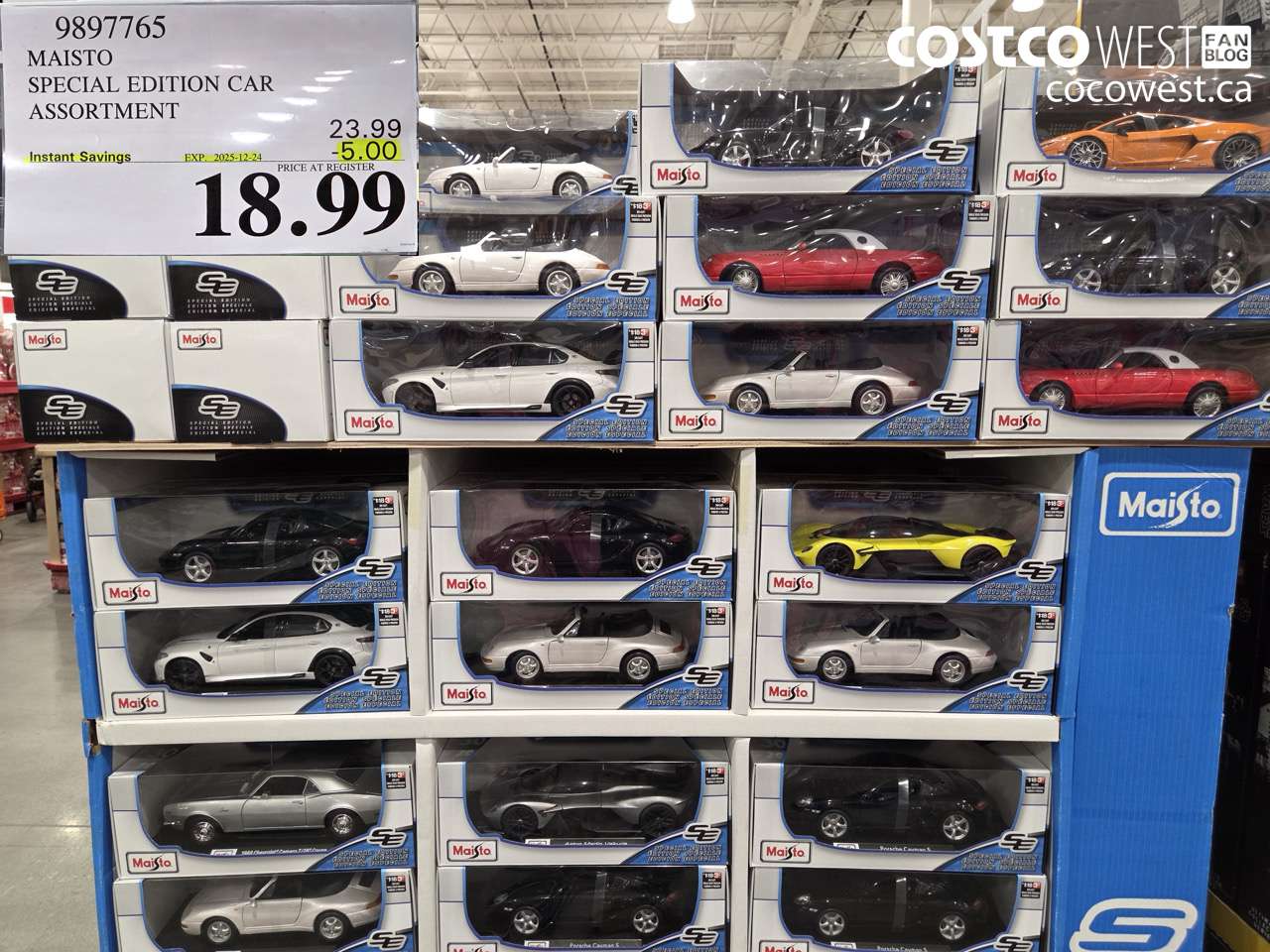 9897765 MAISTO SPECIAL EDITION CAR 1:18 SCALE ($5.00 INSTANT SAVINGS EXPIRES ON 2025-12-24) $18.99