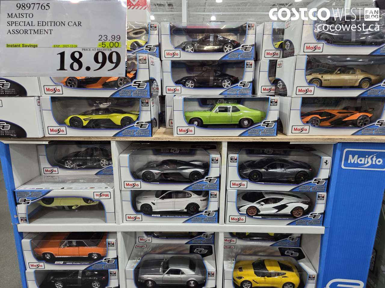 9897765 MAISTO SPECIAL EDITION CAR 1:18 SCALE ($5.00 INSTANT SAVINGS EXPIRES ON 2025-12-24) $18.99