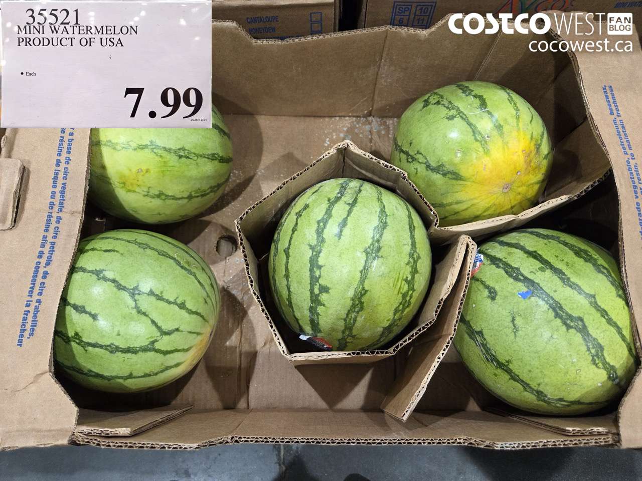 35521 MINI WATERMELON PRODUCT OF USA $7.99