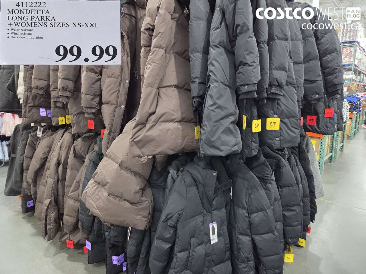 4112222 MONDETTA LONG PARKA WOMENS SIZES XS-XXL $99.99