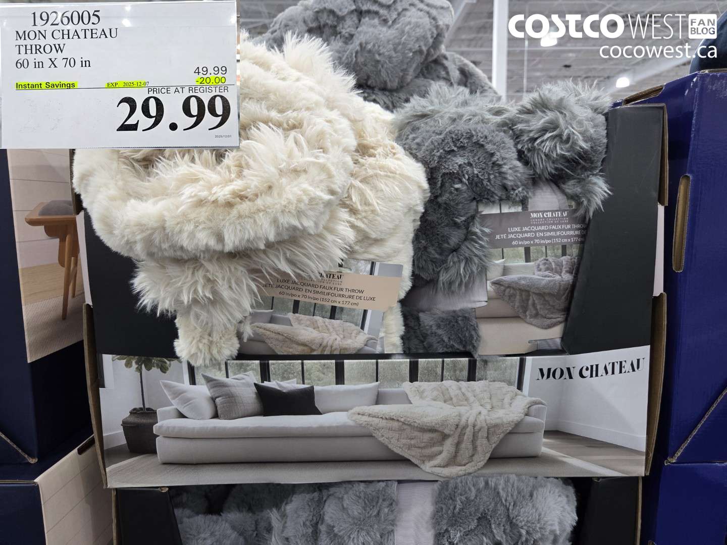 1926005 MON CHATEAU THROW 60 in X 70 in ($20.00 INSTANT SAVINGS EXPIRES ON 2025-12-07) $29.9