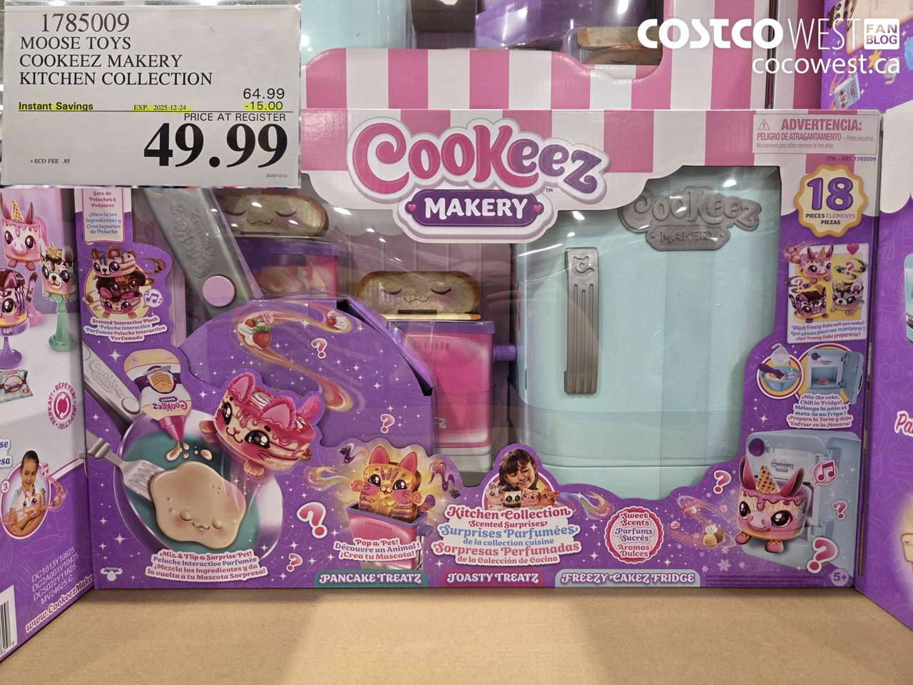1785009 MOOSE TOYS COOKEEZ MAKERY KITCHEN COLLECTION ($15.00 INSTANT SAVINGS EXPIRES ON 2025-12-24) $49.99