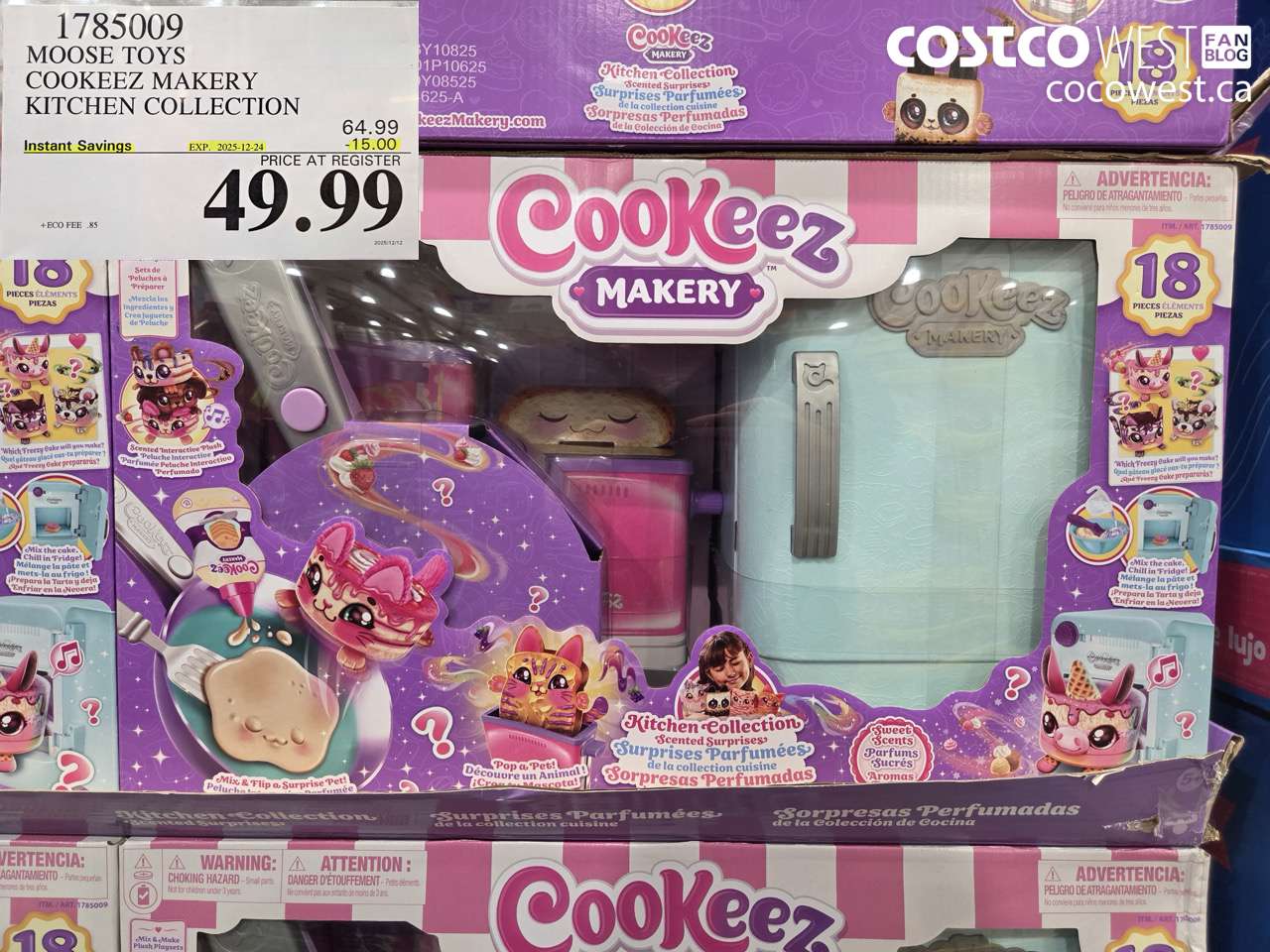 1785009 MOOSE TOYS COOKEEZ MAKERY KITCHEN COLLECTION ($15.00 INSTANT SAVINGS EXPIRES ON 2025-12-24) $49.99