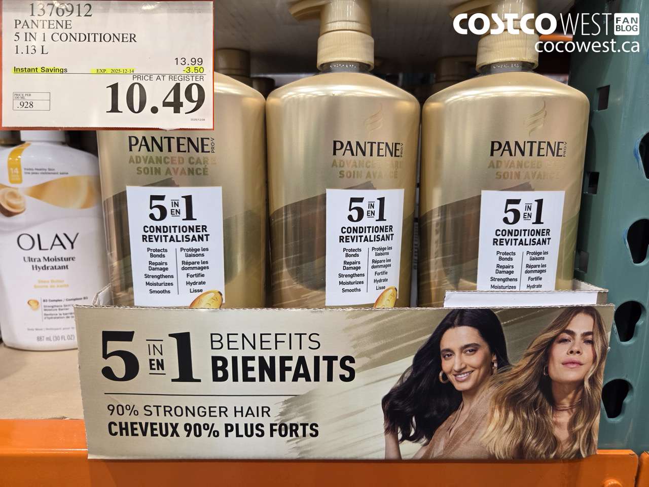 1376912 PANTENE 5 IN 1 CONDITIONER 1.13L ($3.50 INSTANT SAVINGS EXPIRES ON 2025-12-14) $10.99