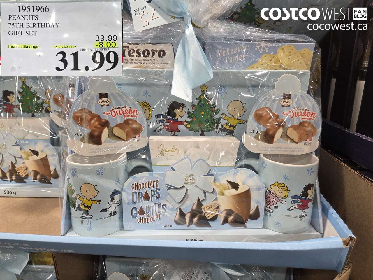 1951966 PEANUTS 75TH BIRTHDAY GIFT SET ($8.00 INSTANT SAVINGS EXPIRES ON 2025-12-09) $31.99