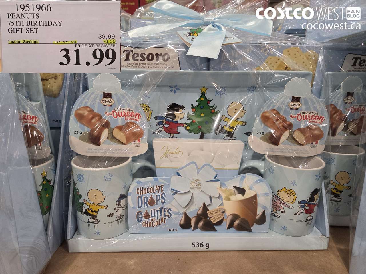 1951966 PEANUTS 75TH BIRTHDAY GIFT SET ($8.00 INSTANT SAVINGS EXPIRES ON 2025-12-09) $31.99