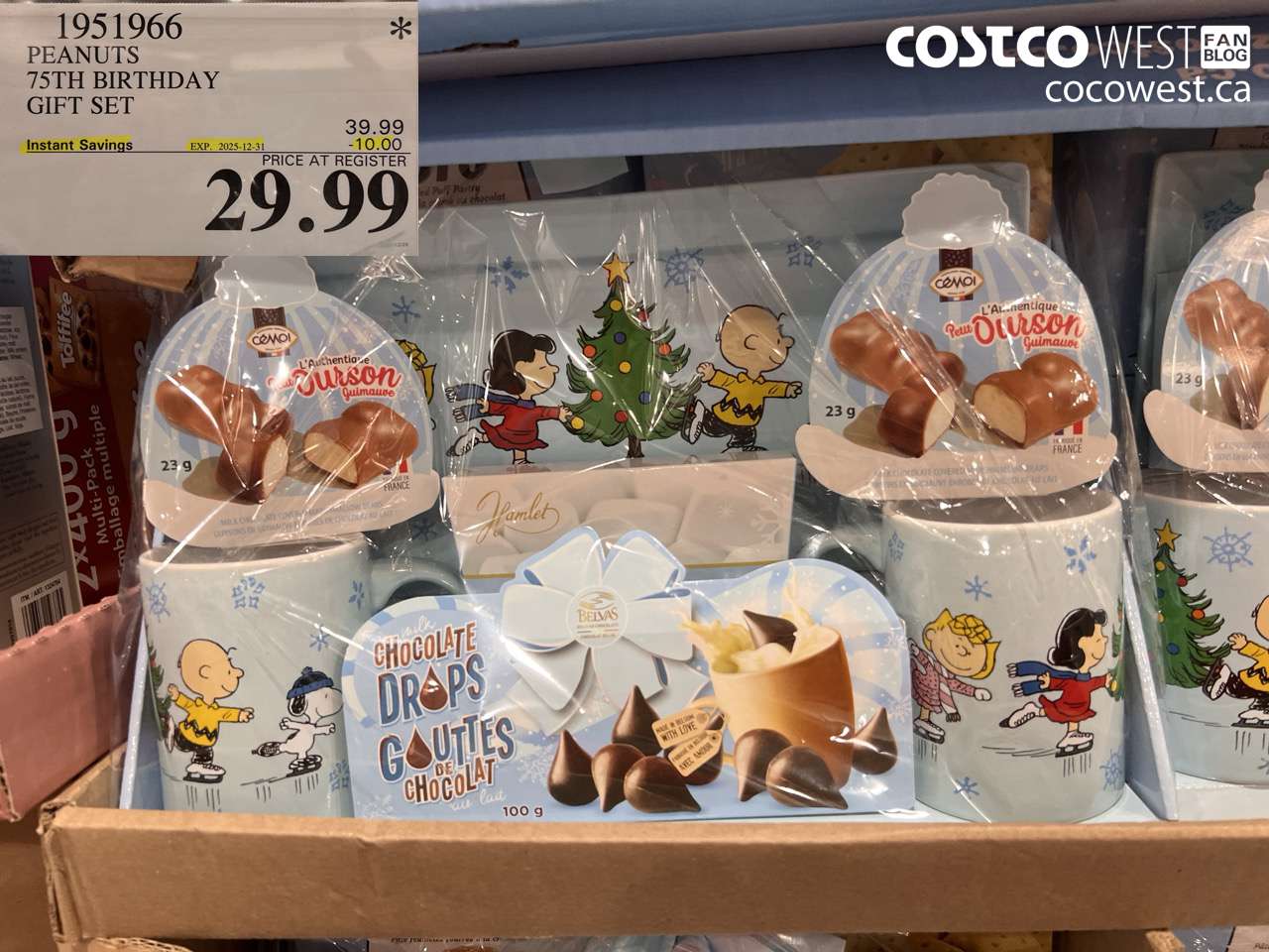 1951966 PEANUTS 75TH BIRTHDAY GIFT SET ($10.00 INSTANT SAVINGS EXPIRES ON 2025-12-31) $29.99