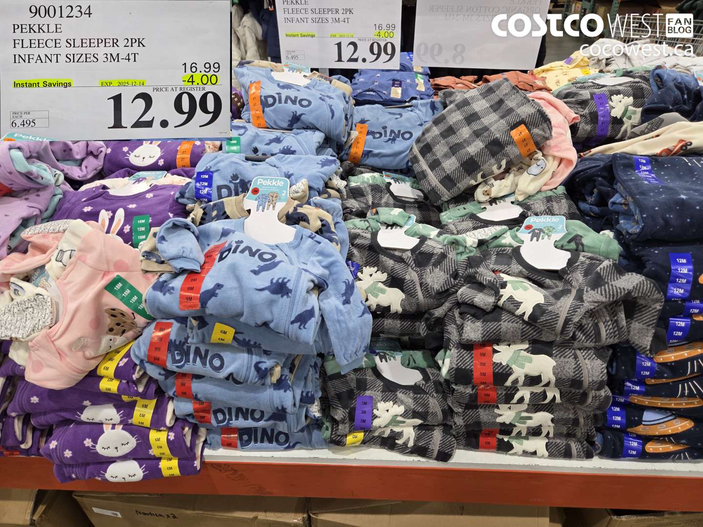 9001234 PEKKLE FLEECE SLEEPER INFANTS SIZES 3M-4T ($4.00 INSTANT SAVINGS EXPIRES ON 2025-12-14) $12.99