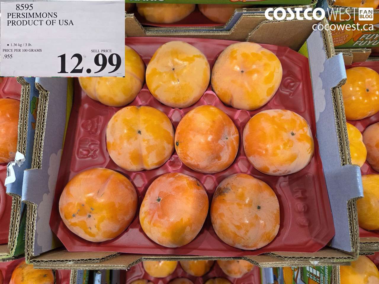 8595 PERSIMMONS PRODUCT OF USA $12.99