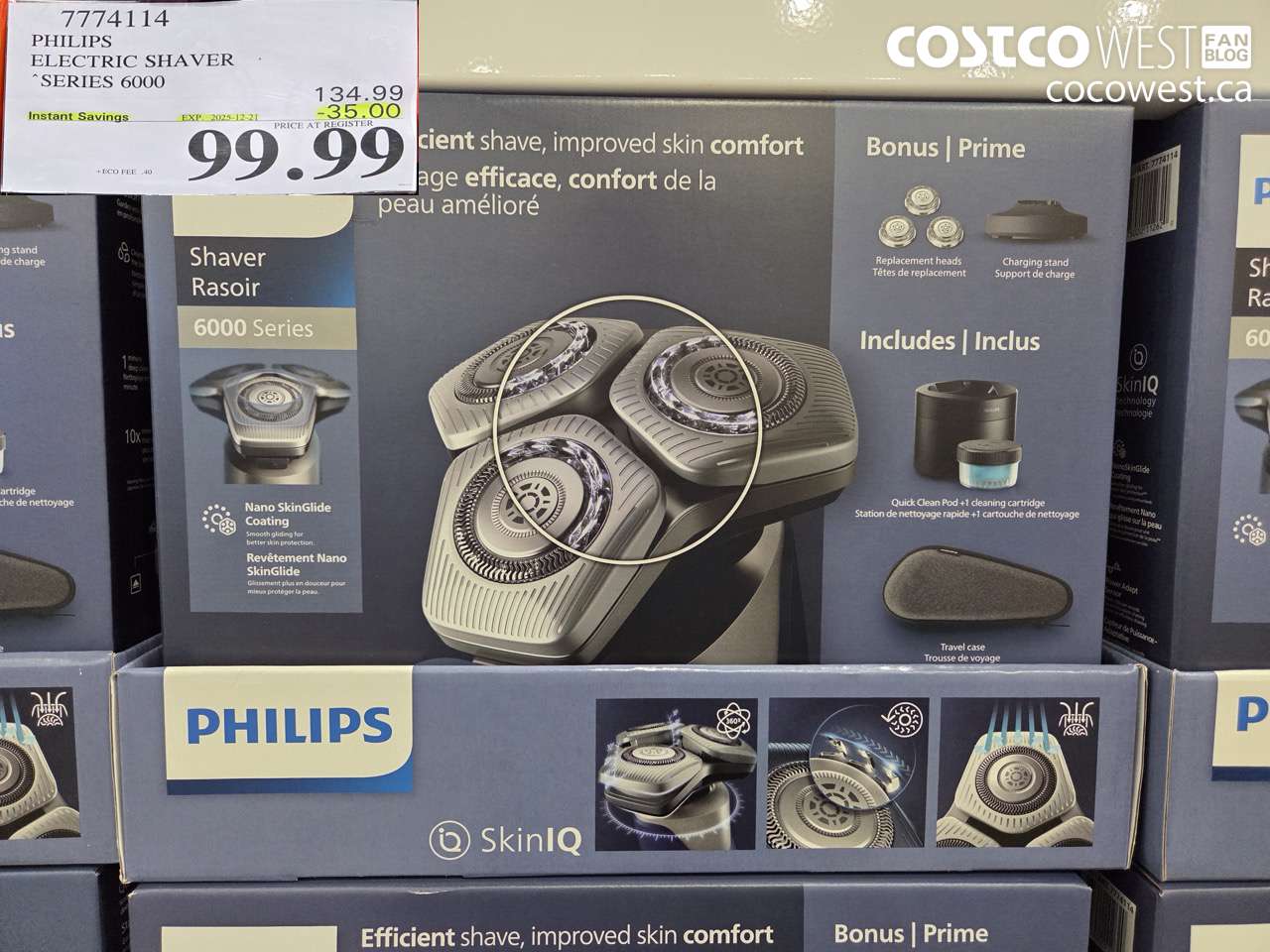 7774114 PHILIPS SHAVER SERIES 6000 ($35.00 INSTANT SAVINGS EXPIRES ON 2025-12-21) $99.99