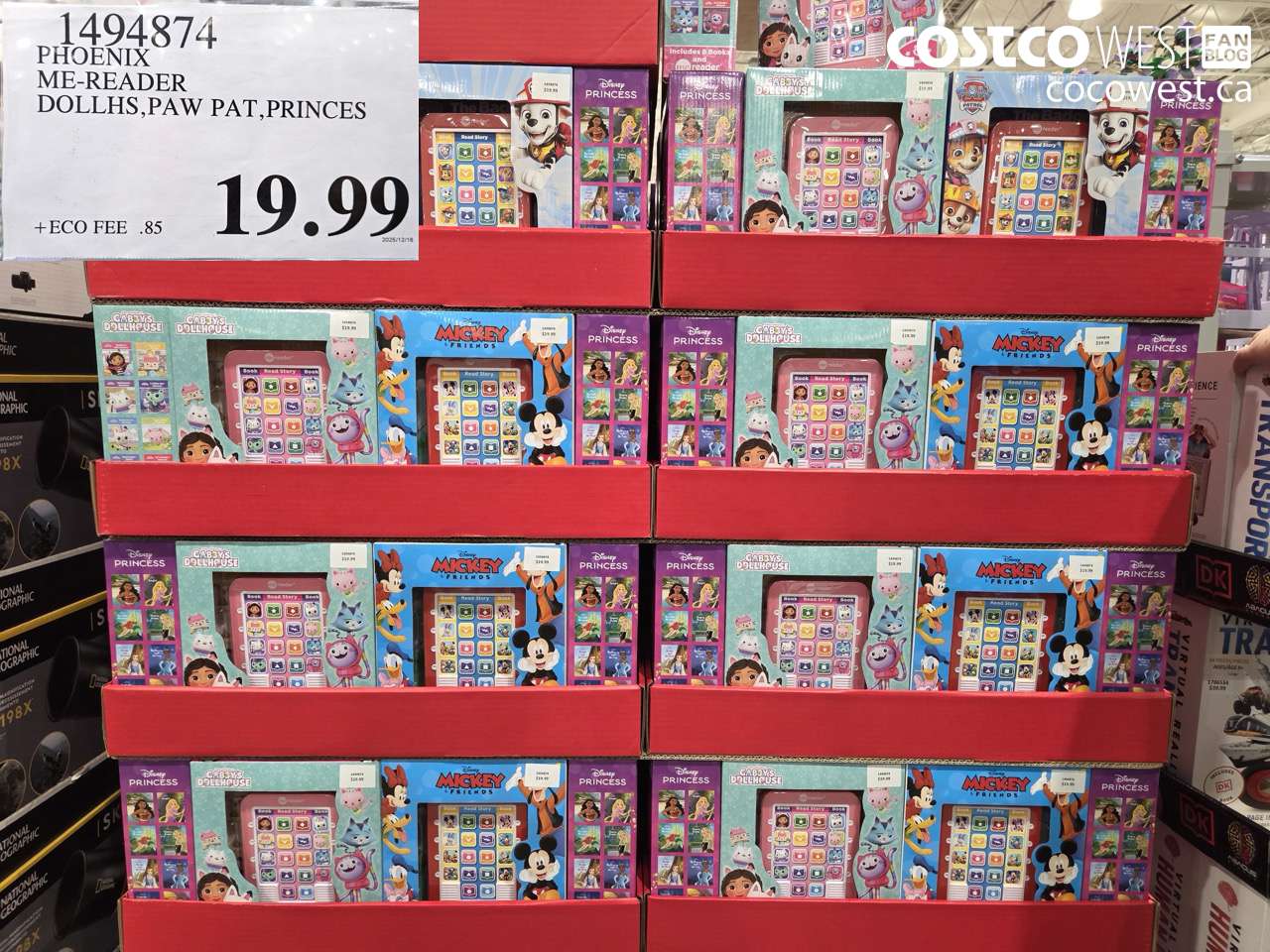 1494874 PHOENIX ME-READER DOLLSHS, PAW PAT, PRINCES $19.99