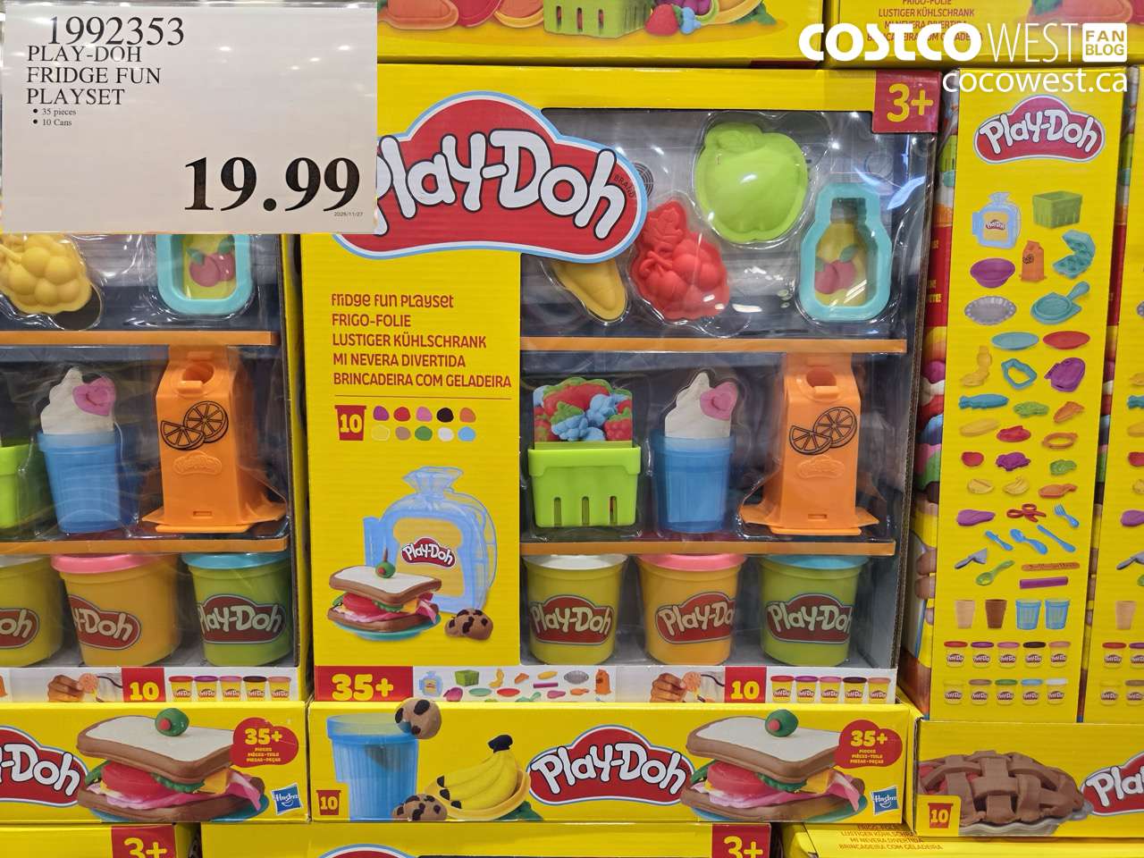 1992353 PLAY-DOH FRIDGE FUN PLAYSET $19.99