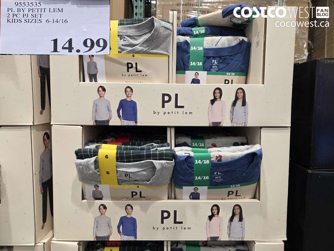 9553535 PL BY PETIT LEM 2PC PJ SET KIDS SIZES 6-14/16 $14.99