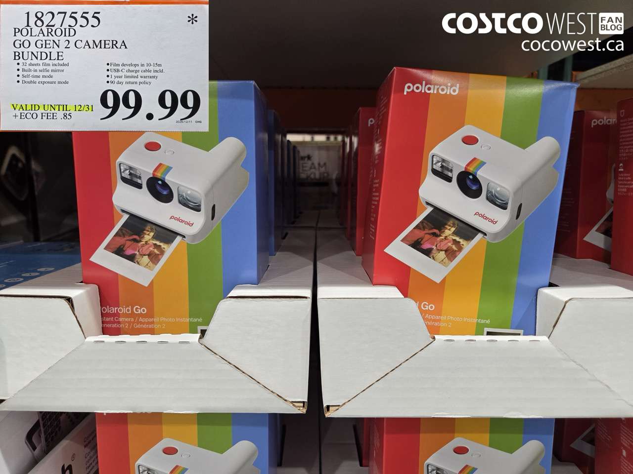 1827555 POLAROID GO GEN 2 CAMERA BUNDLE (EXPIRES ON 2025-12-31) $99.99