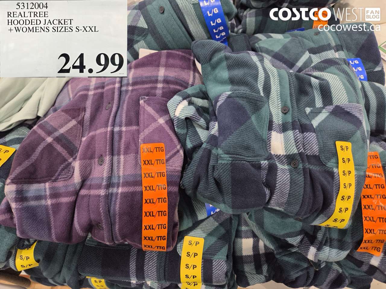 5312004 REALTREE HOODED JACKET WOMENS SIZES S-XXL $24.99