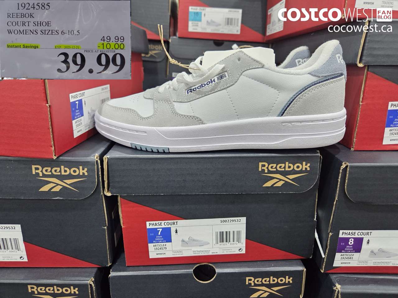 1924585 REEBOK COURT SHOE WOMENS SIZES 6-10.5 ($10.00 INSTANT SAVINGS EXPIRES ON 2025-12-21) $39.99