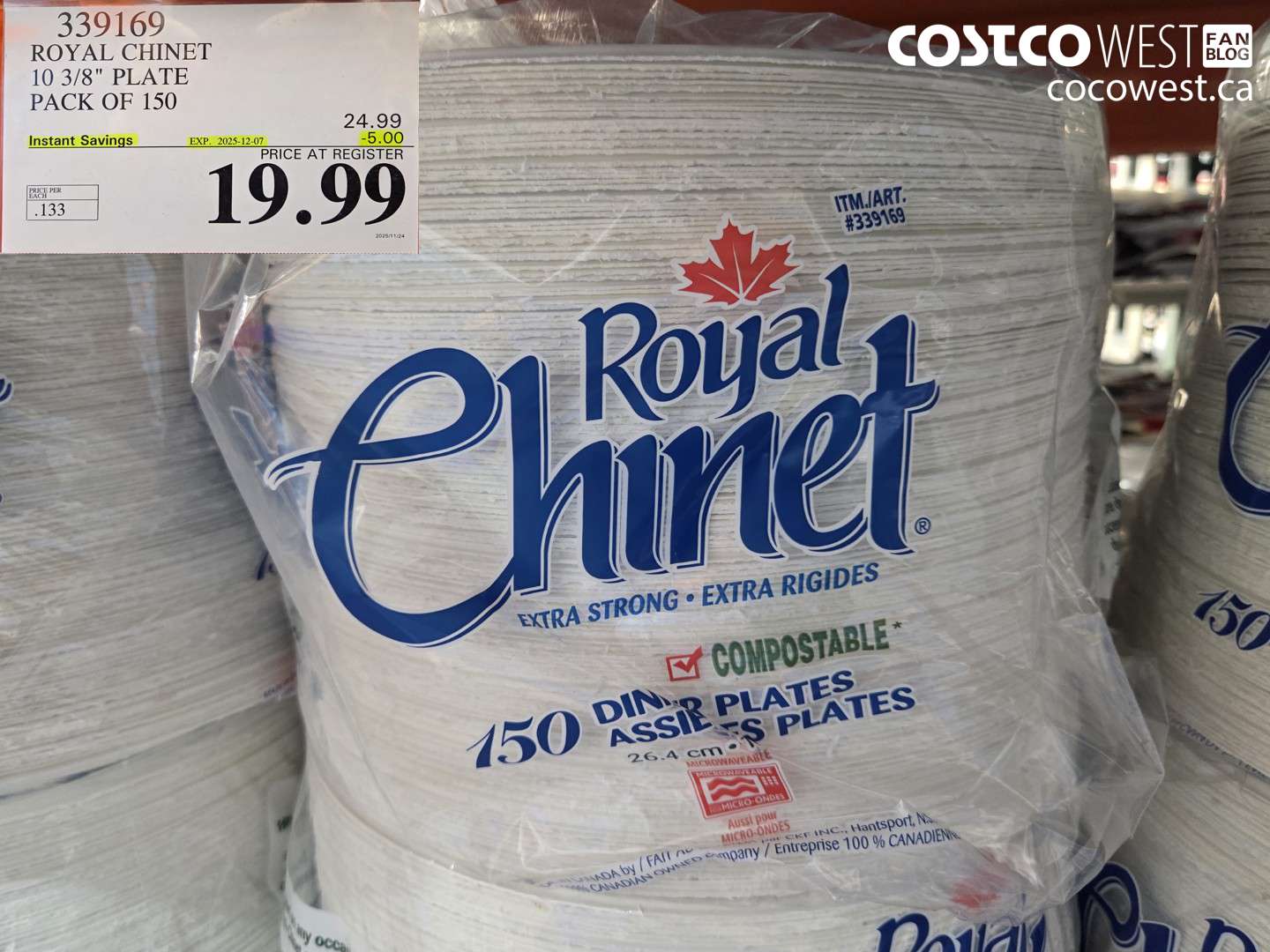 339169 ROYAL CHINET 10 3/8