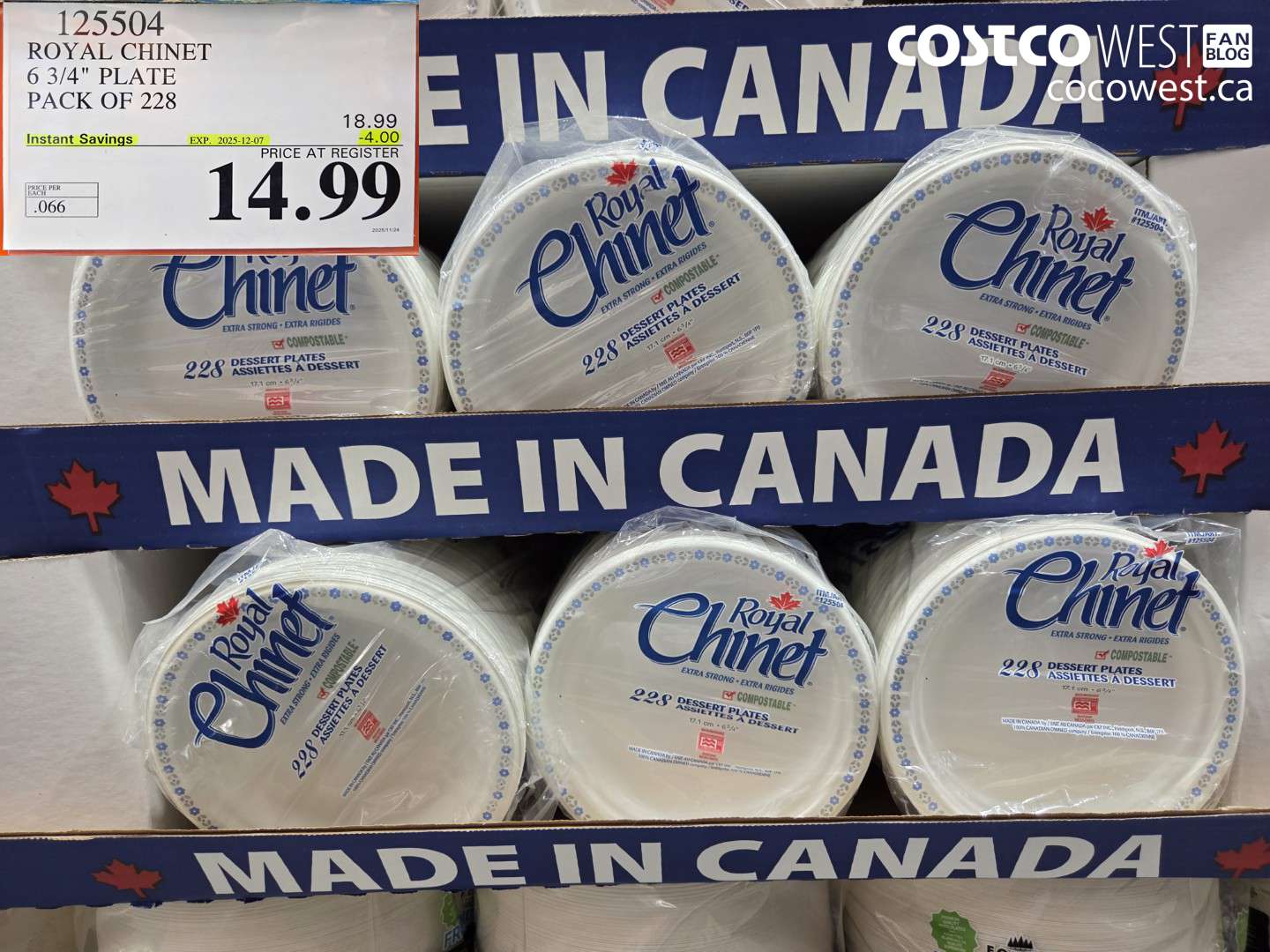 125504 ROYAL CHINET 6 3/4