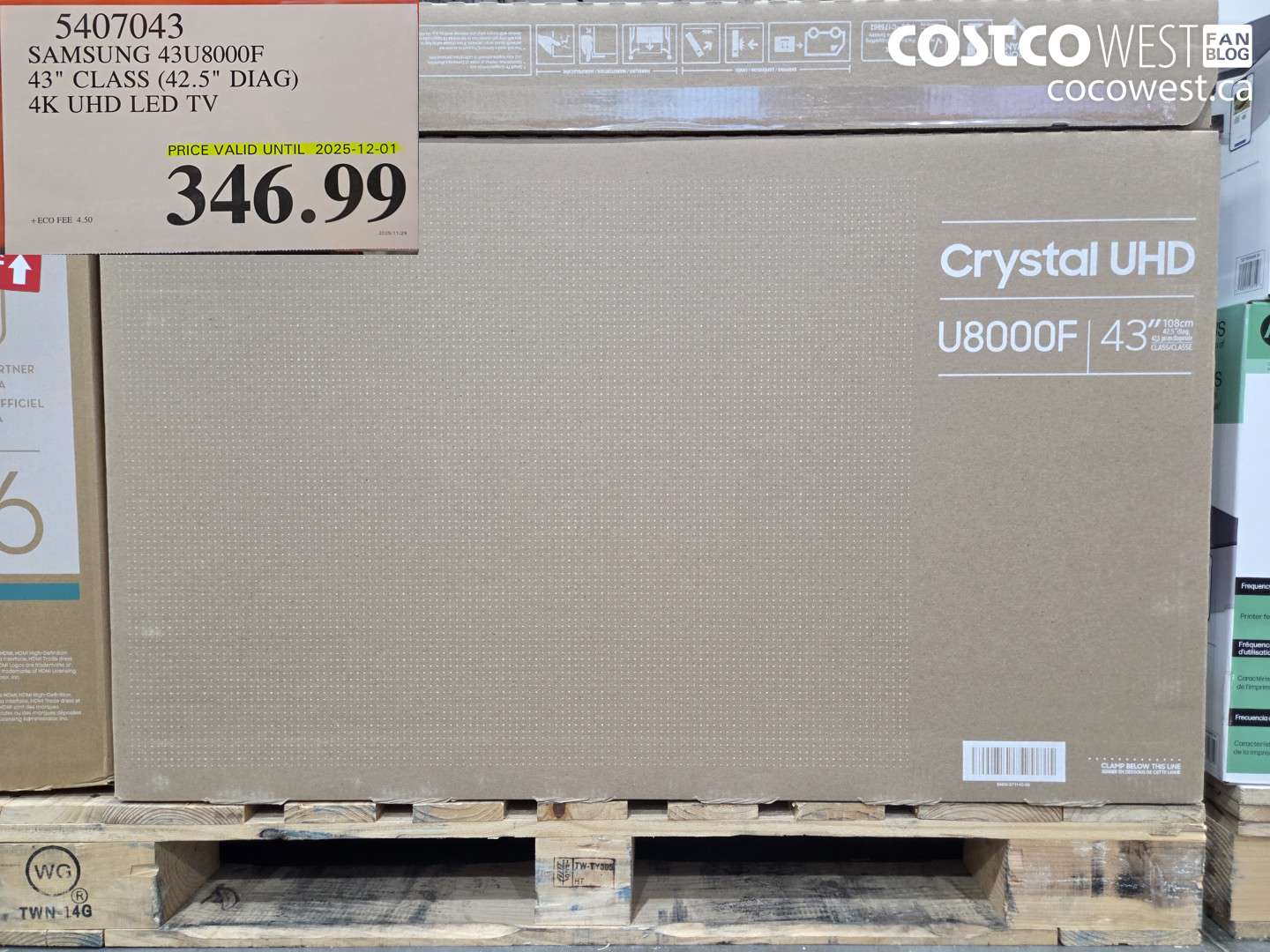 5407043 SAMSUNG 43U8000F 43