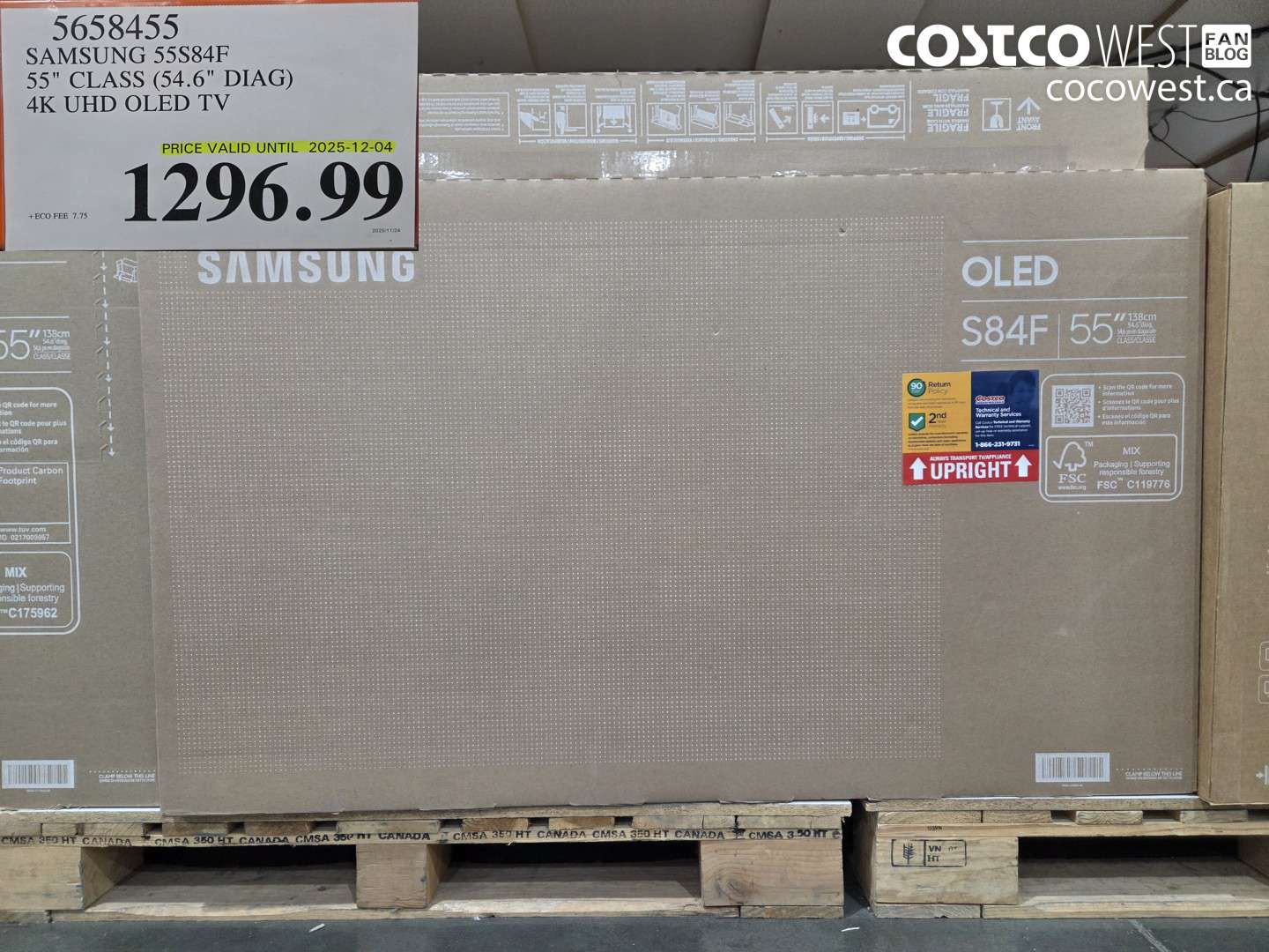 5658455 SAMSUNG 55S84F 55