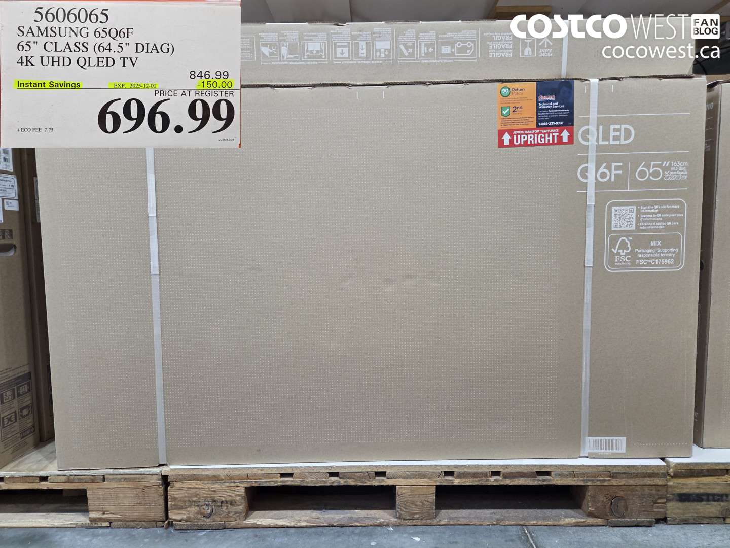 5606065 SAMSUNG 65Q6F 65