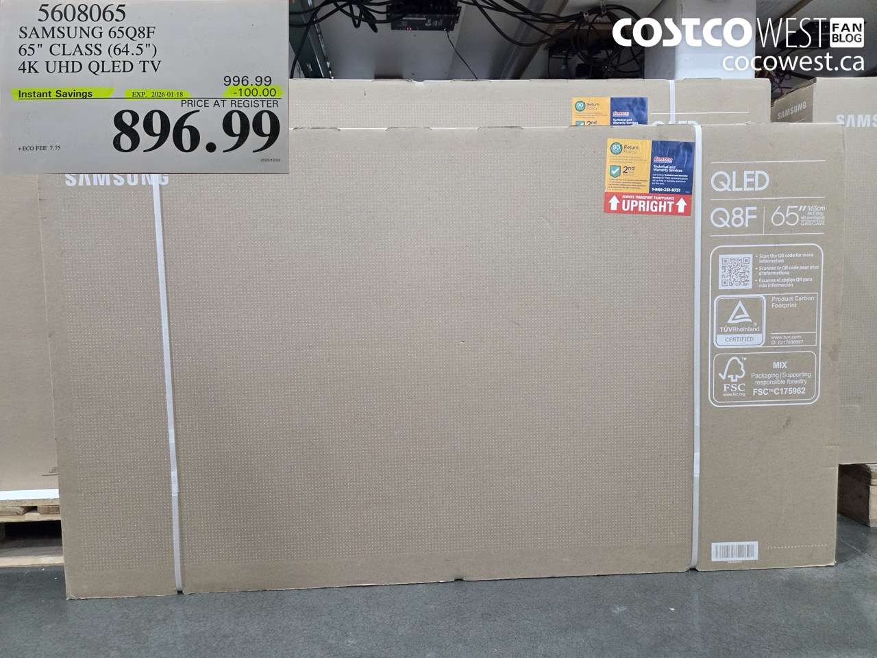 5608065 SAMSUNG 65Q8F 65