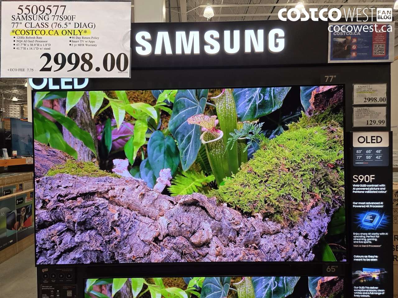 5509577 SAMSUNG 77S90F 77