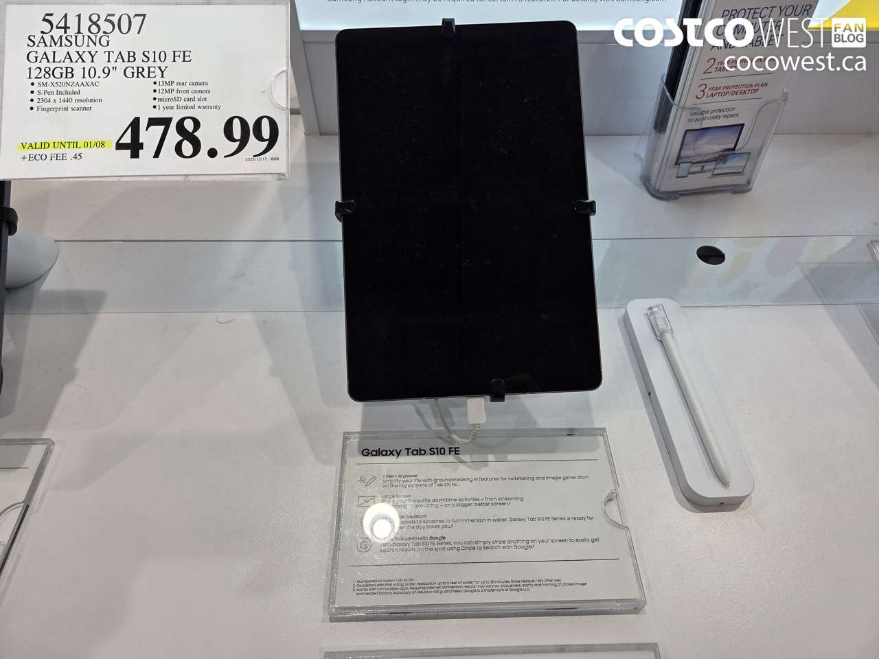 5418507 SAMSUNG GALAXY TAB S10 FE 128GB 10.9