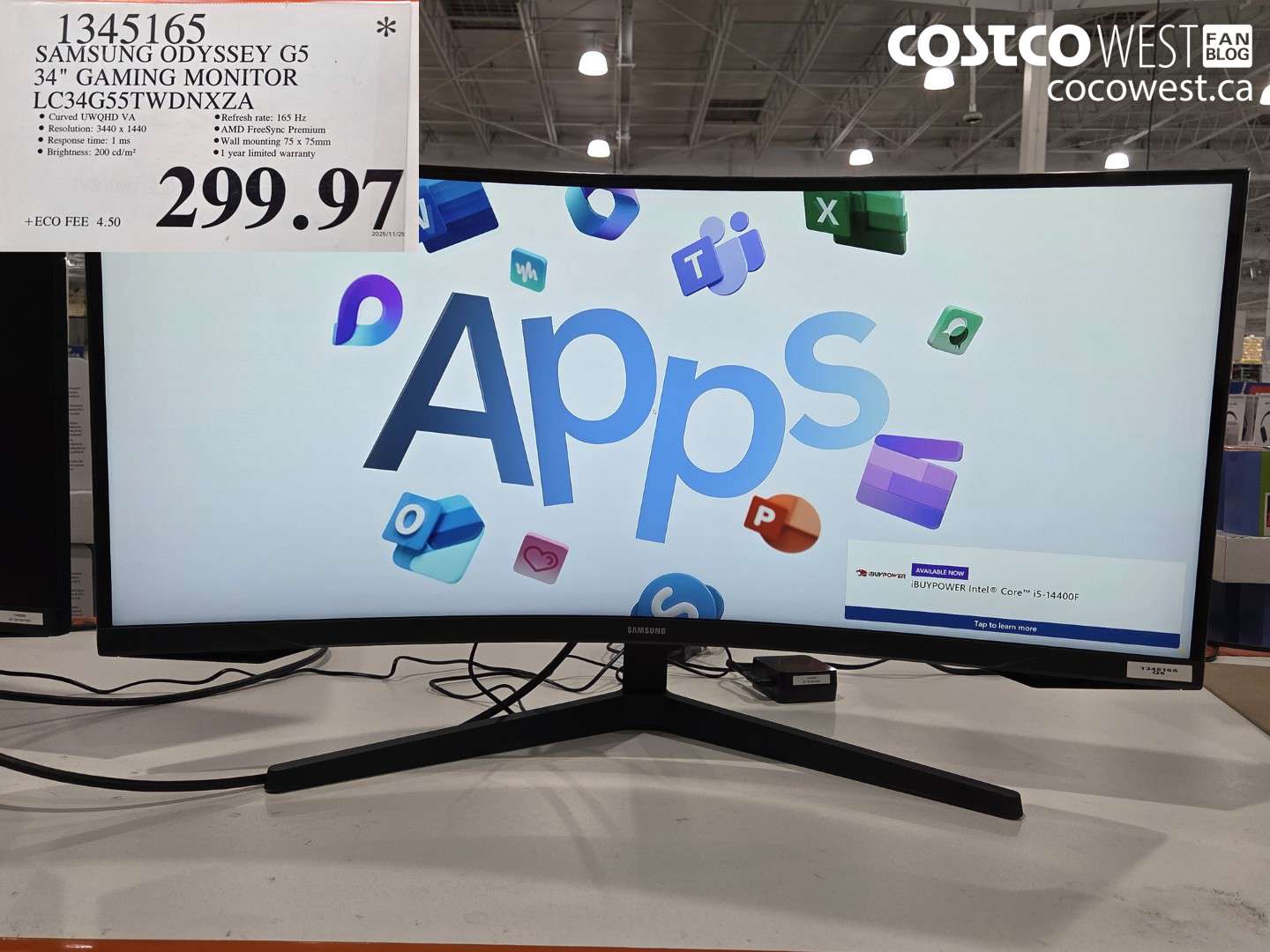 1345165 SAMSUNG ODYSSEY G5 34