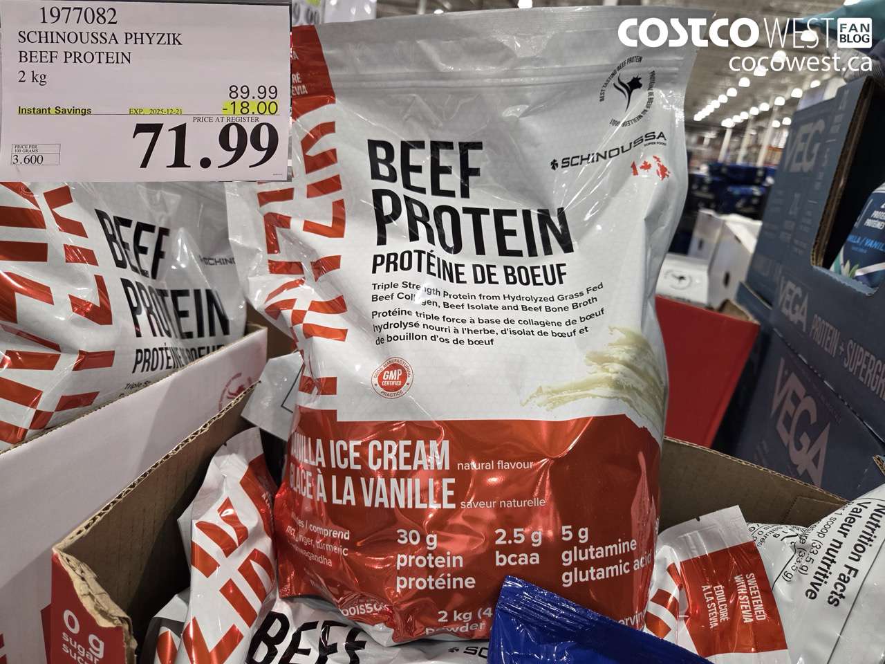 1977082 SCHINOUSSA PHYZIK BEEF PROTEIN 2KG ($18.00 INSTANT SAVINGS EXPIRES ON 2025-12-21) $71.99