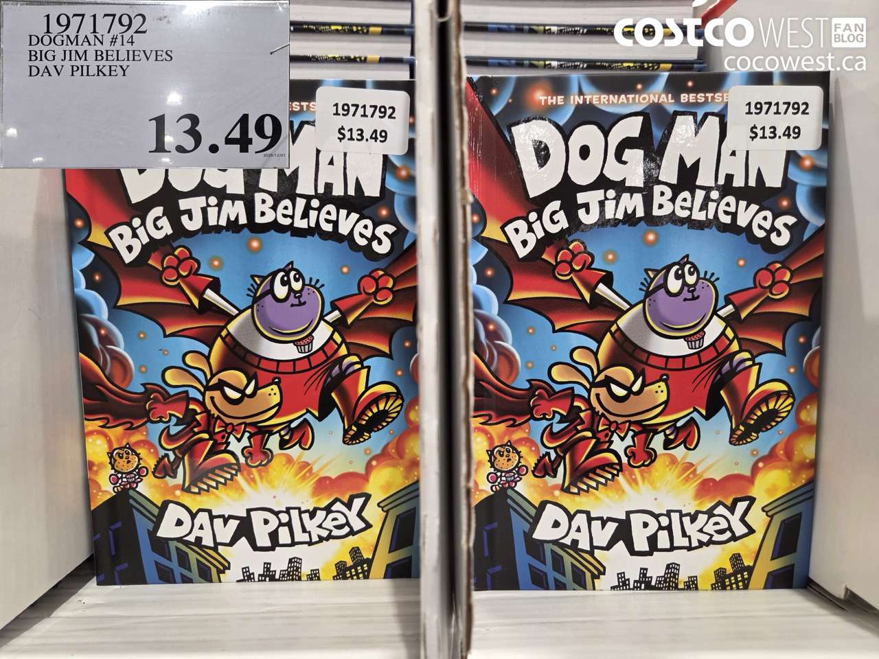 1971792 SCHOLASTIC DOGMAN #14 BIG JIM BELIEVES BY DAV PILKEY $13.49