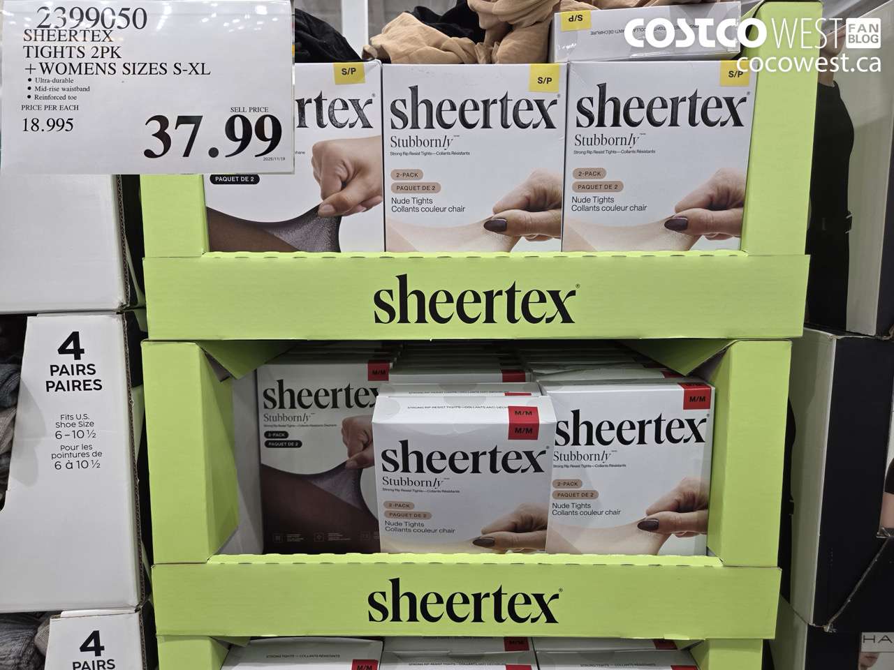 2399050 SHEERTEX LIGHTS 2PK WOMENS SIZES S-XL $37.99