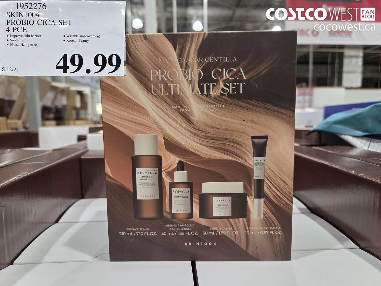 1952276 SKIN1004 PROBIO-CICA SET 4PCE $49.99