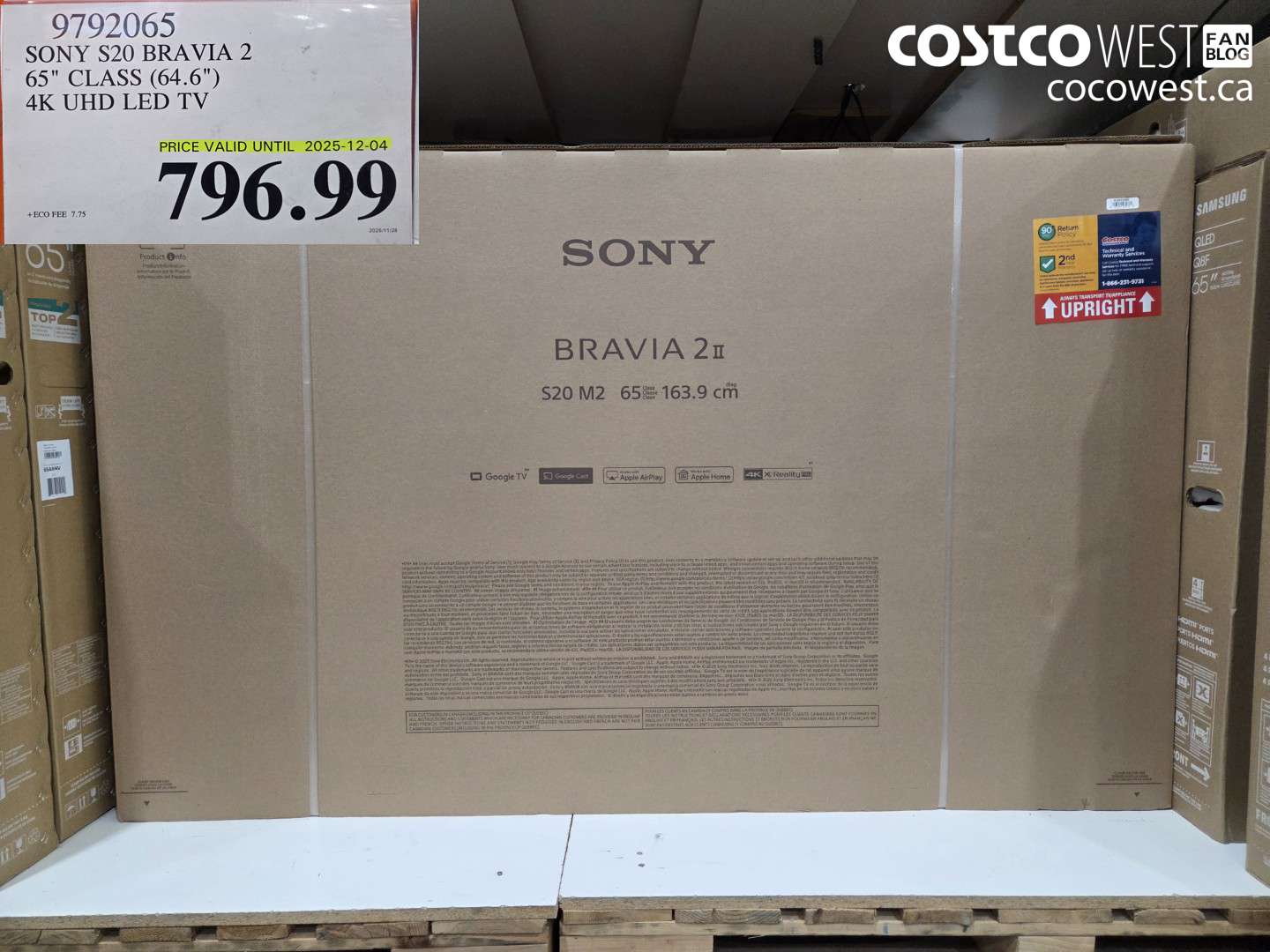 9792065 SONY S20 BRAVIA 2 65
