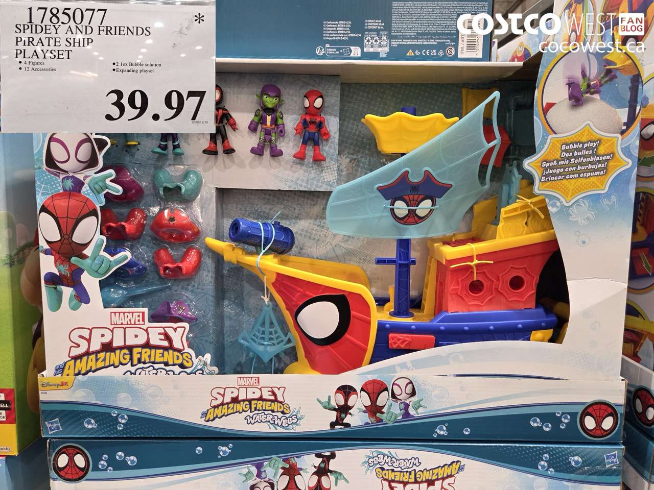 1785077 SPIDEY AND FRIENDS PIRATE SHIP PLAYSET $39.97