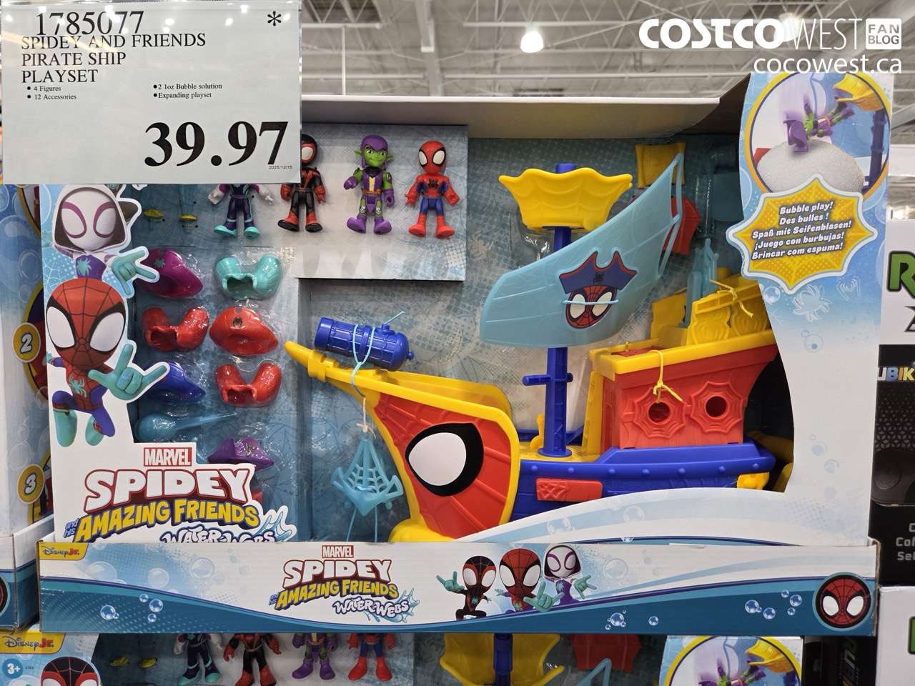 1785077 SPIDEY AND FRIENDS PIRATE SHIP PLAYSET $39.97