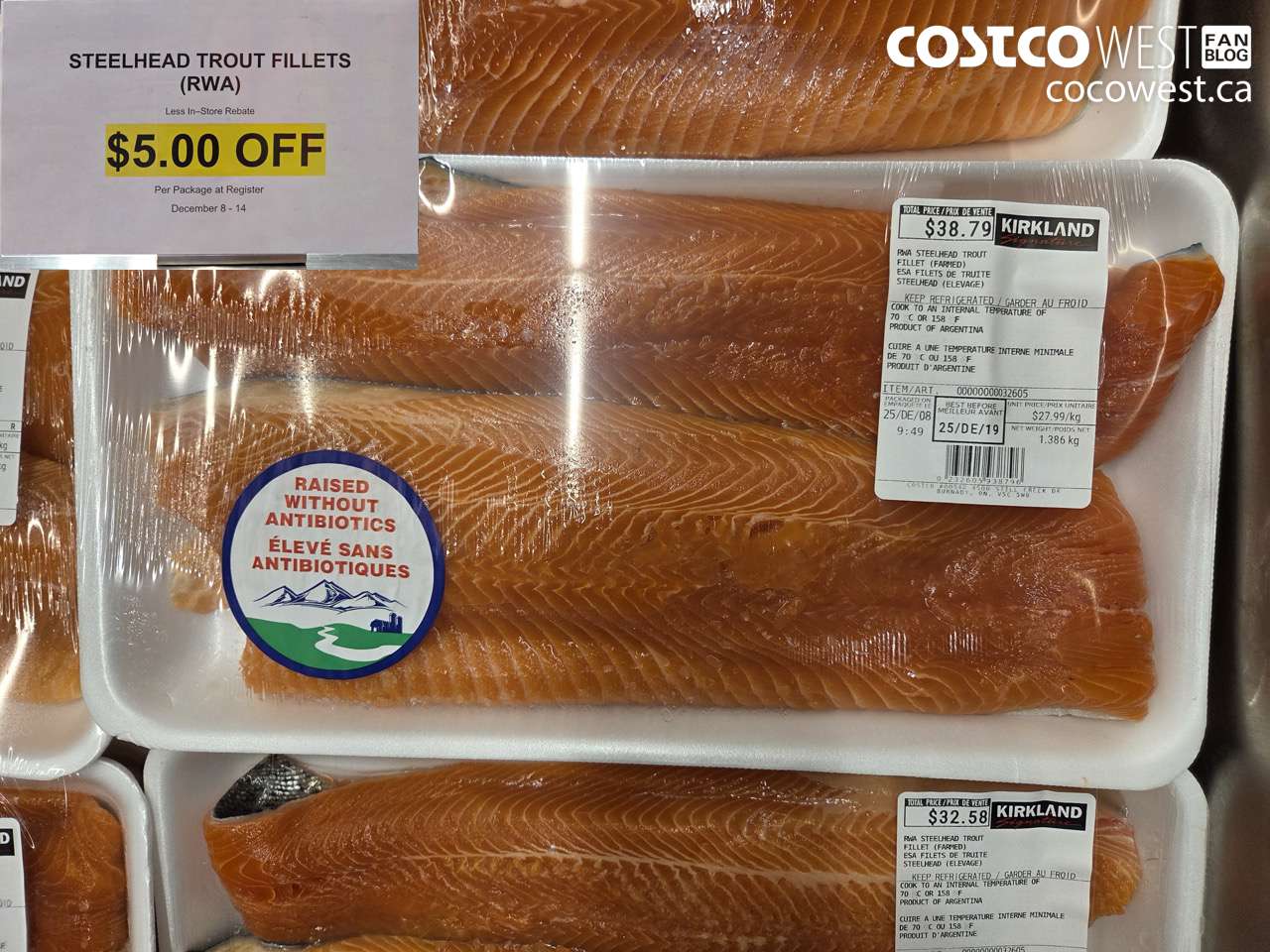 32605 STEELHEAD TROUT FILLET (FARMED) ($5.00 INSTANT SAVINGS)