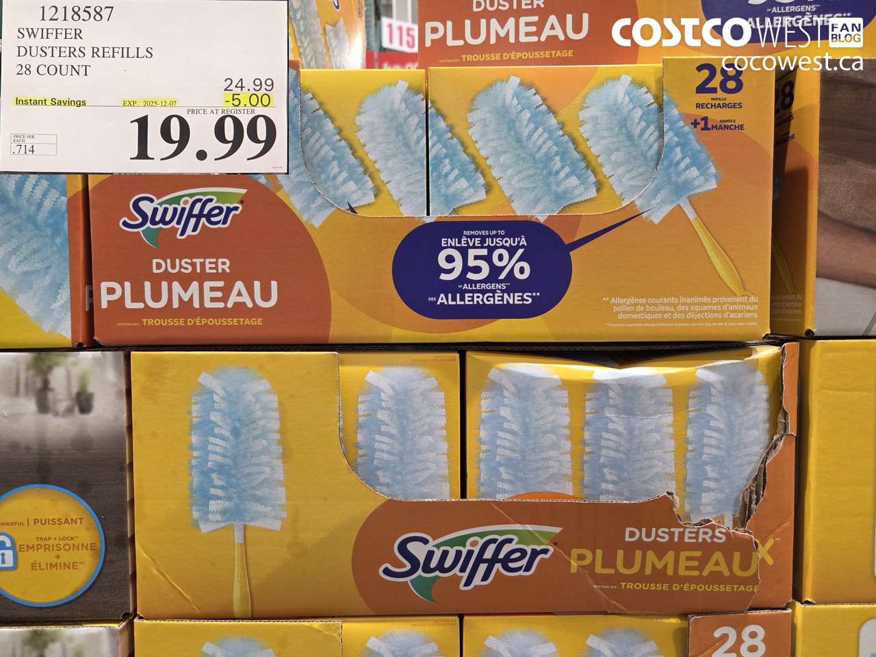 1218587 SWIFFER DUSTERS REFILLS 28 COUNT ($5.00 INSTANT SAVINGS EXPIRES ON 2025-12-07) $19.99