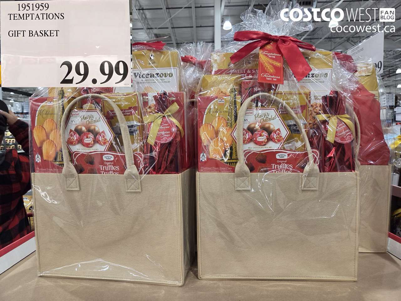 1951959 TEMPTATIONS GIFT BASKET $29.99