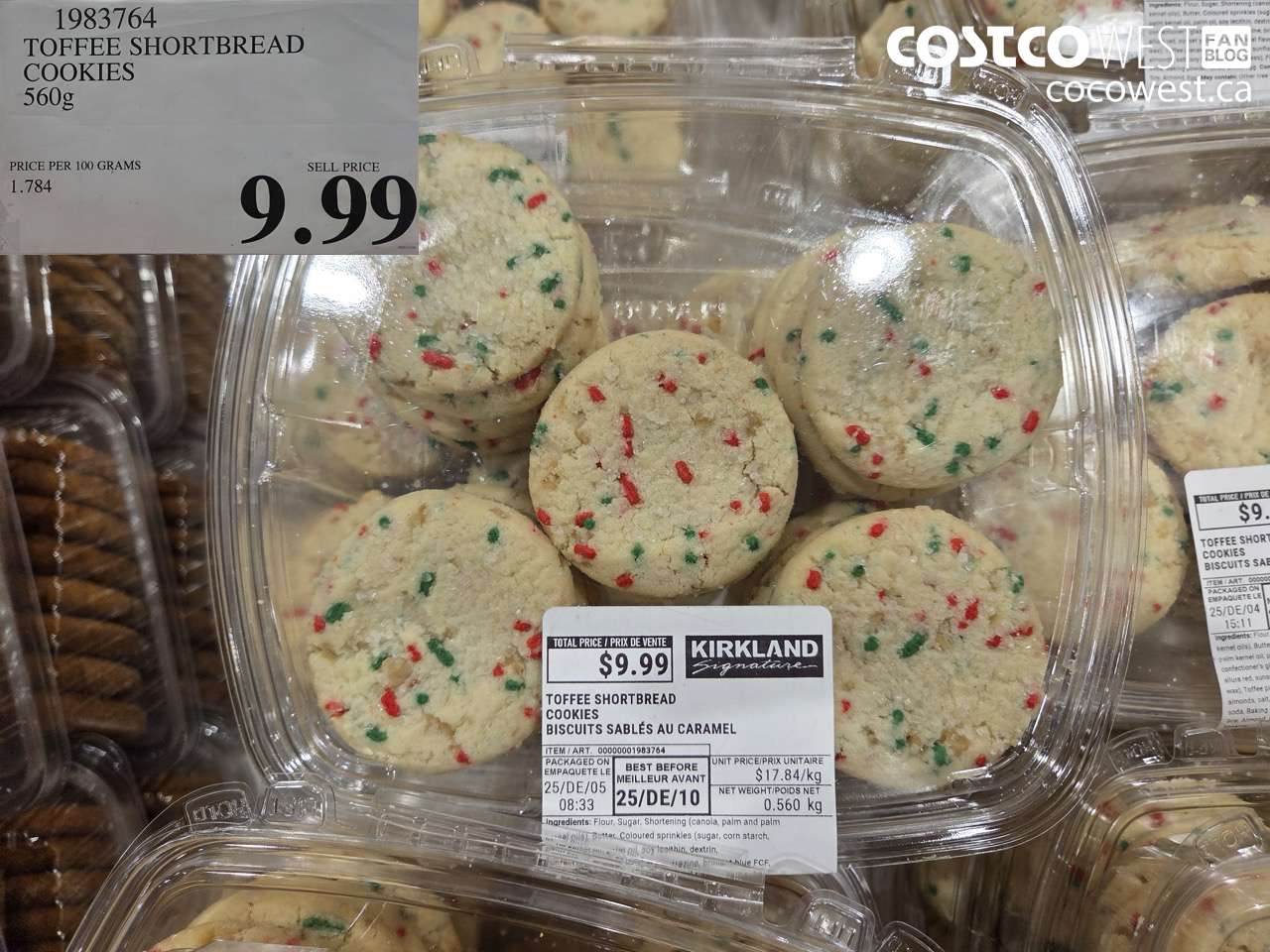 1983764 TOFFEE SHORTBREAD COOKIES $9.99