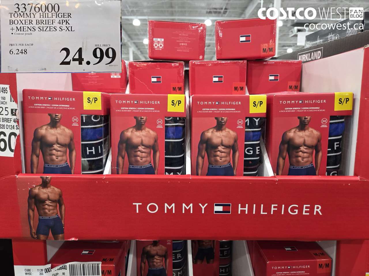 3376000 TOMMY HILFIGER BOXER BRIEF 4PK MENS SIZES S-XL $24.99