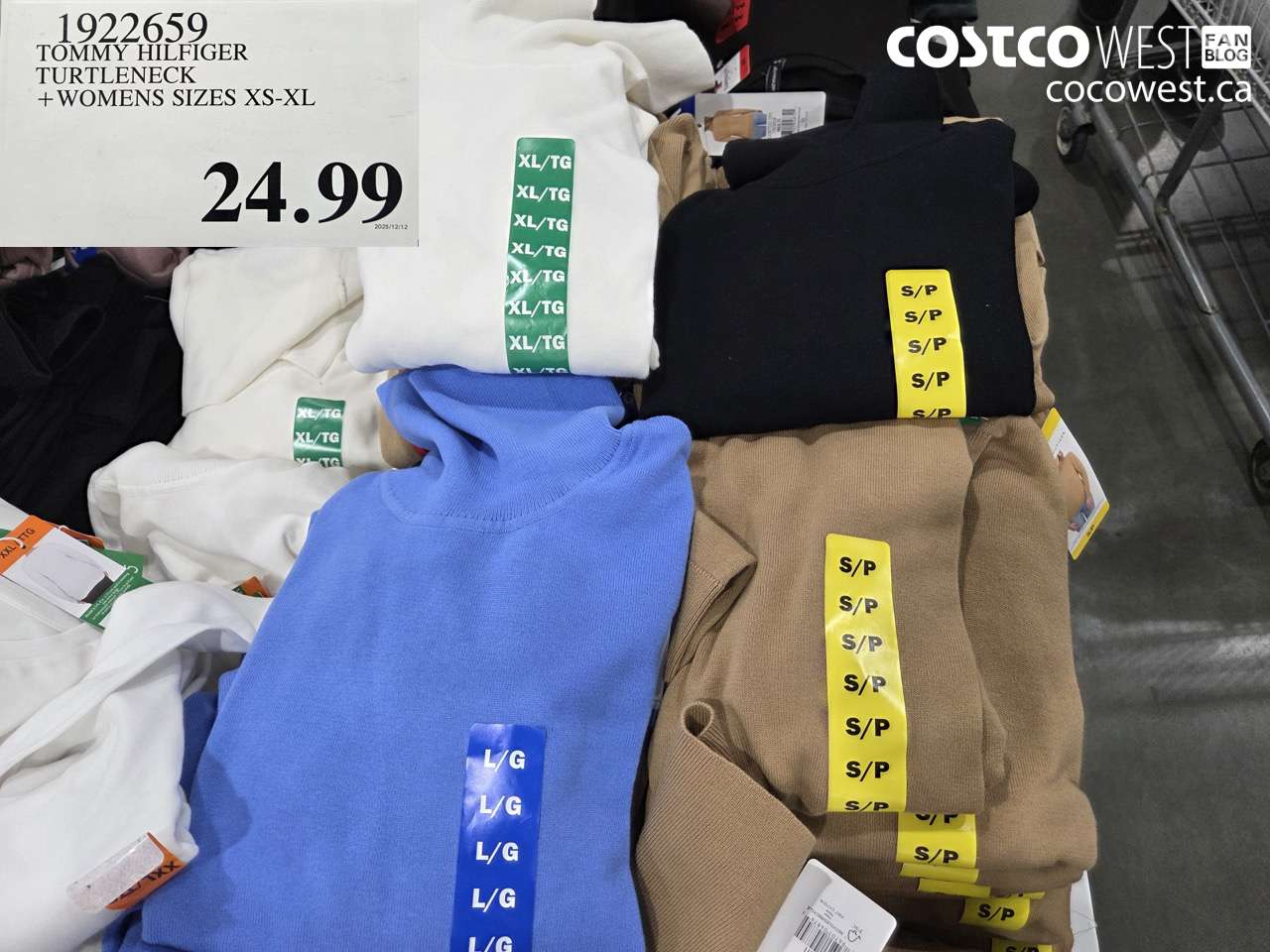 1922659 TOMMY HILFIGER TURTLENECK WOMENS SIZES XS-XL $24.99