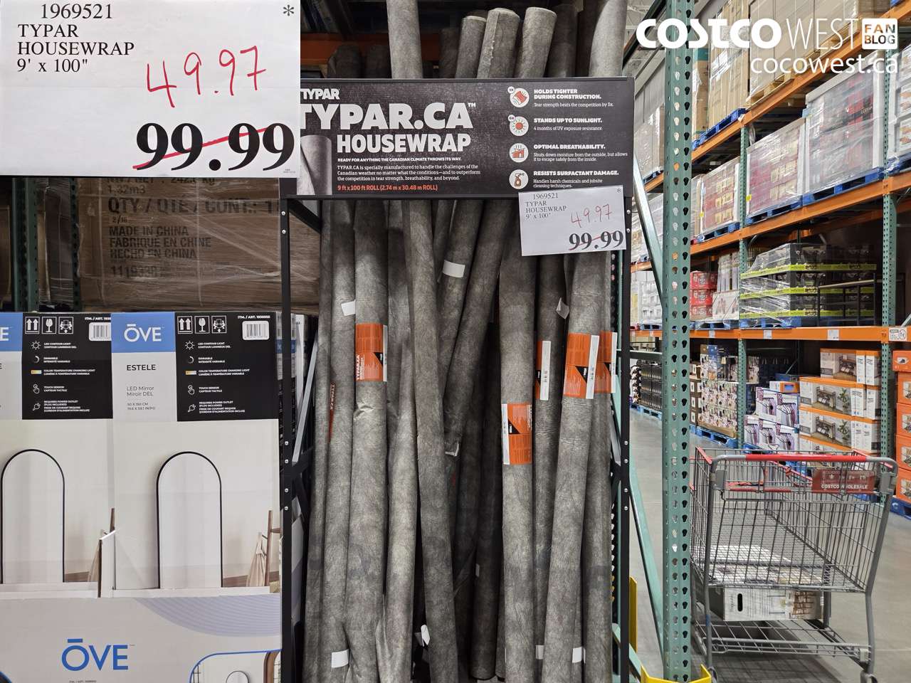 1969521 TYPAR HOUSEWRAP 9' X 100