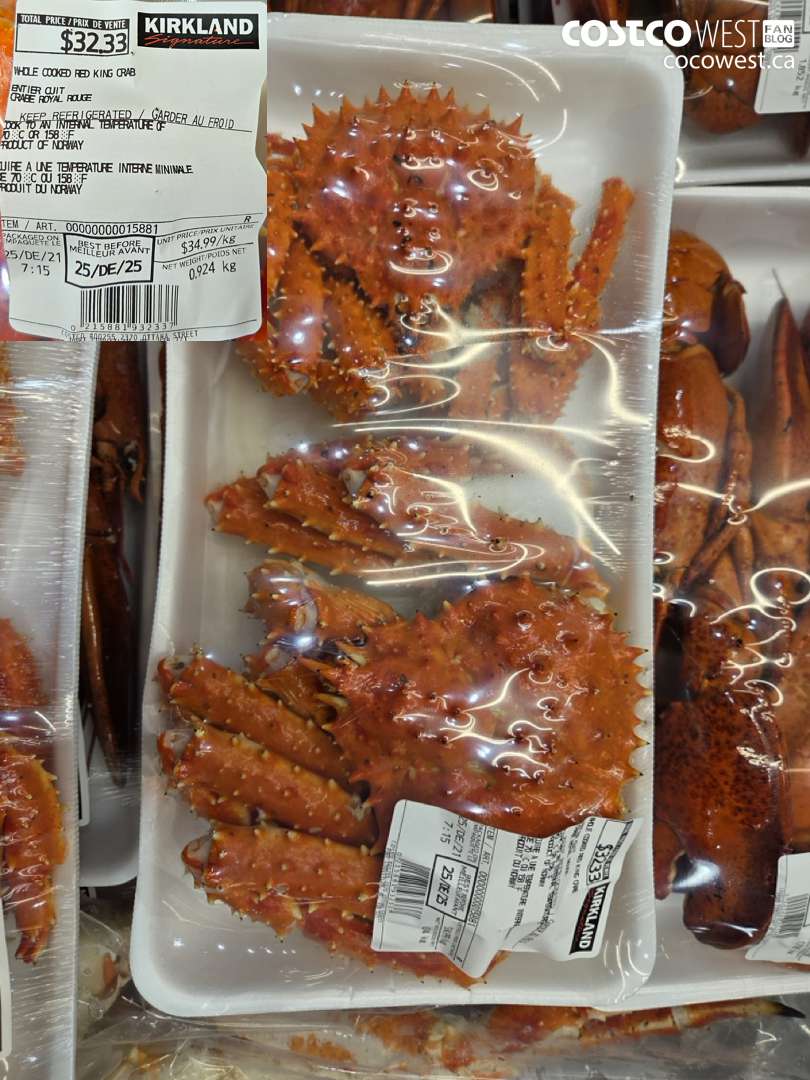 15881 WHOLE COOKED RED KING CRAB $34.99