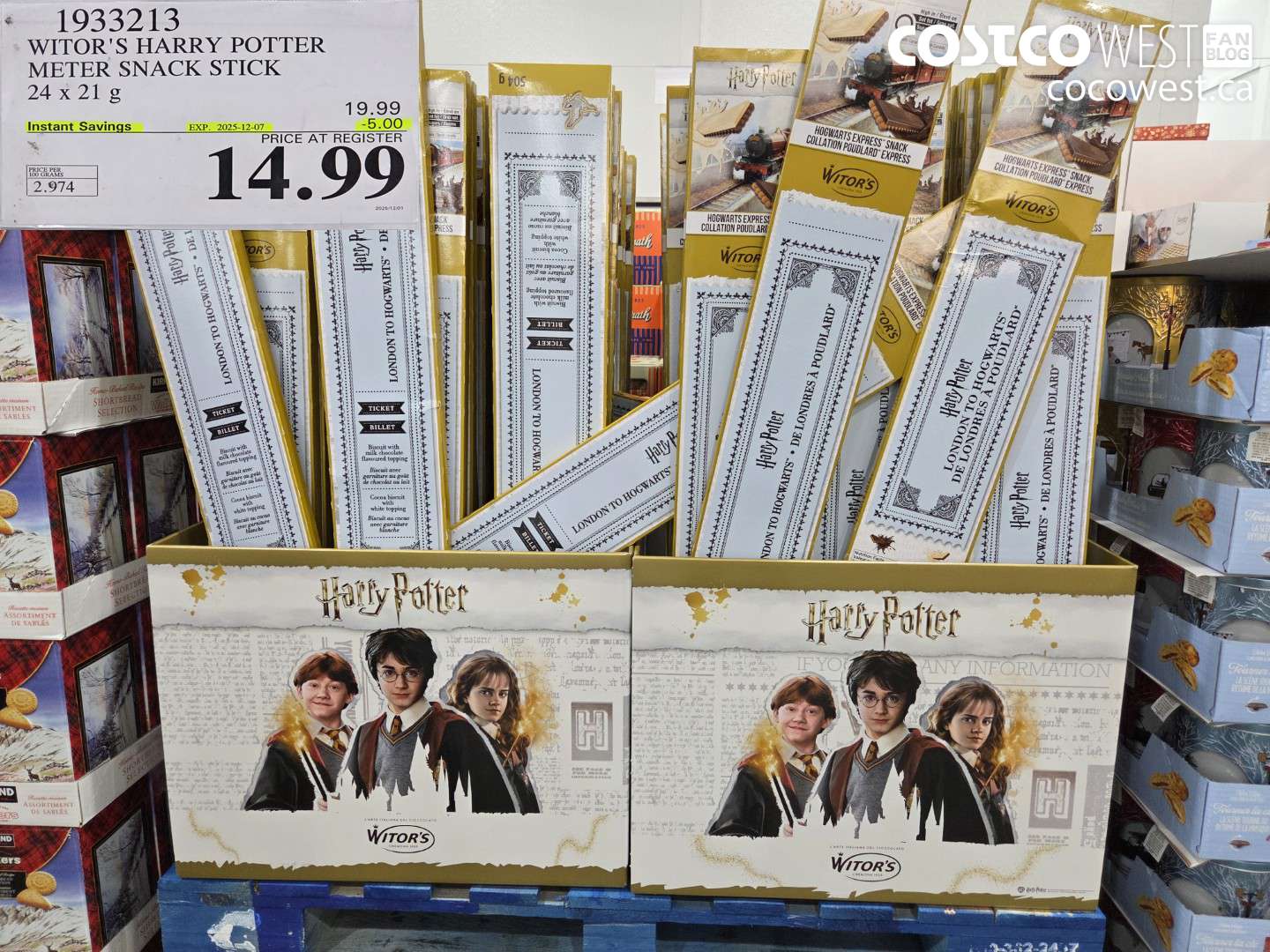 1933213 WITOR'S HARRY POTTER METER SNACK STICK 24 x 21 g ($5.00 INSTANT SAVINGS EXPIRES ON 2025-12-07) $14.99