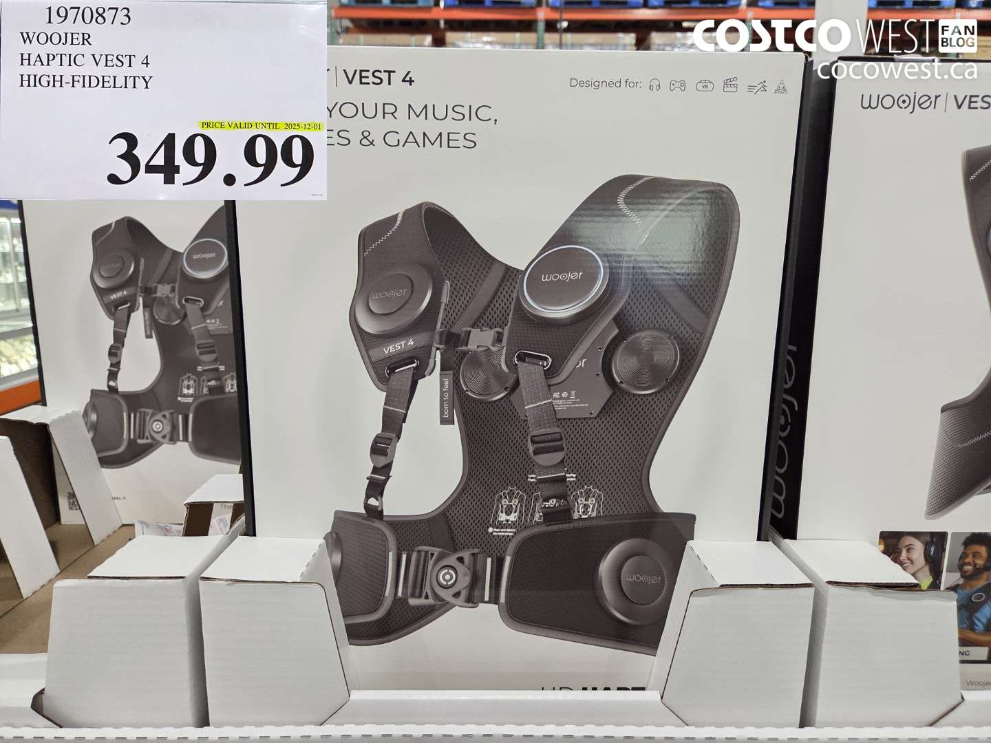 1970873 WOOJER HAPTIC VEST 4 HIGH-FIDELITY (EXPIRES ON 2025-12-01) $349.99