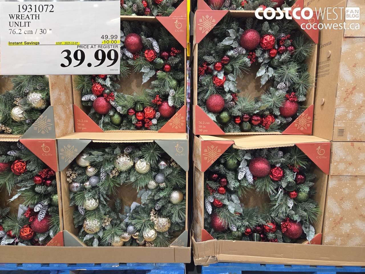 1931072 WREATH UNLIT 76.2CM/30