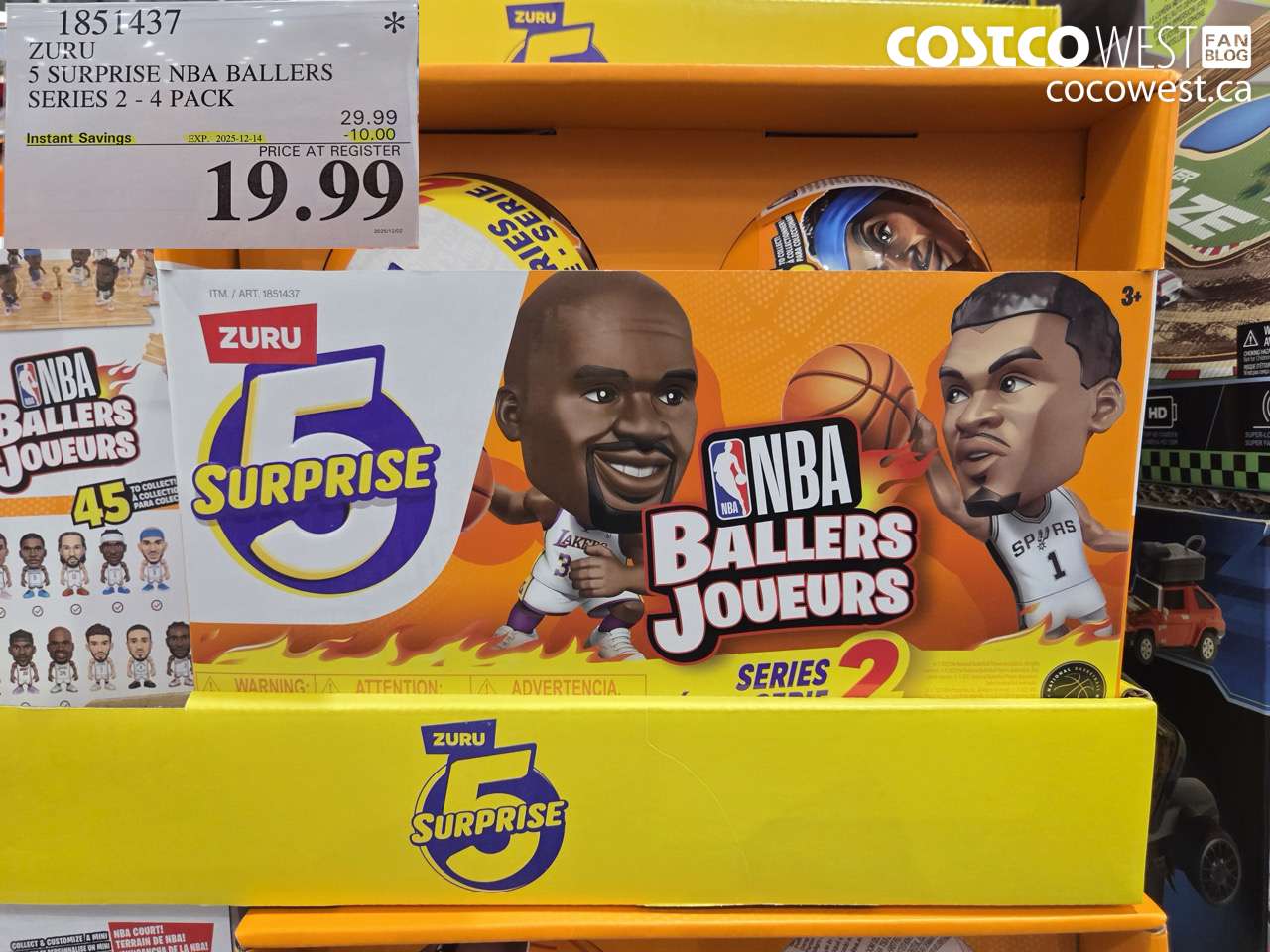 1851437 ZURU 5 SURPRISE NBA BALLERS SERIES 2 4 PACK ($10.00 INSTANT SAVINGS EXPIRES ON 2025-12-14) $19.99
